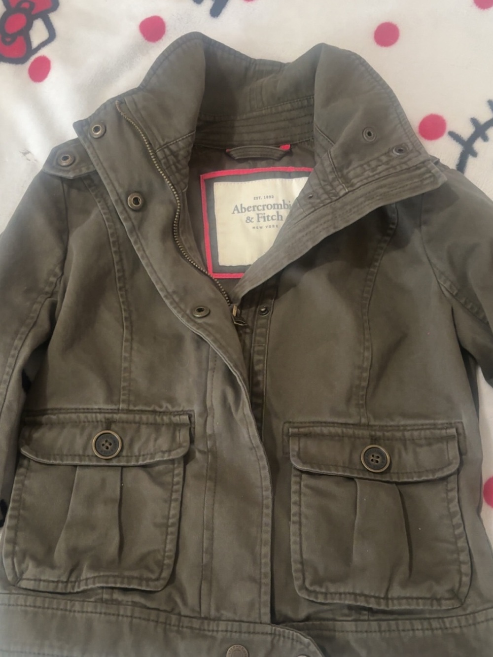 Vintage Y2k Abercrombie & Fitch Military Jacket Women’s Xs